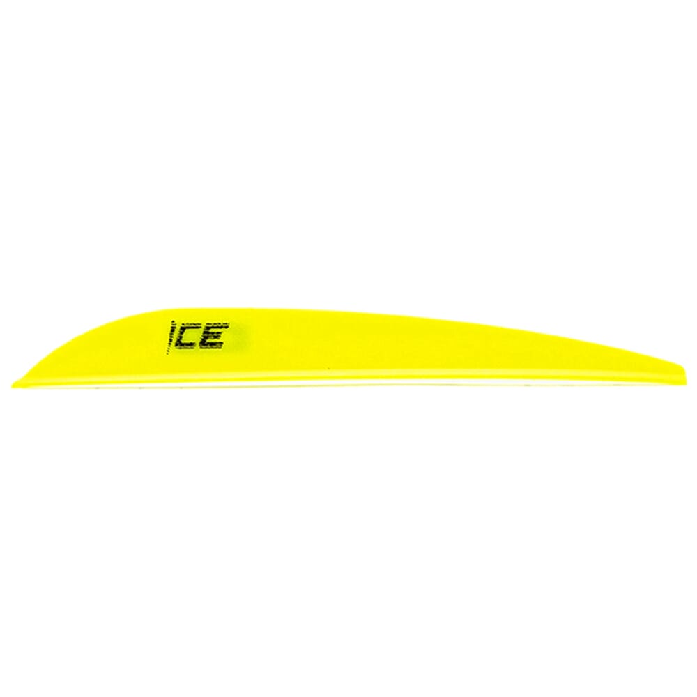 Bohning Ice Vane 3" Neon Yellow 100pk 101022NY3