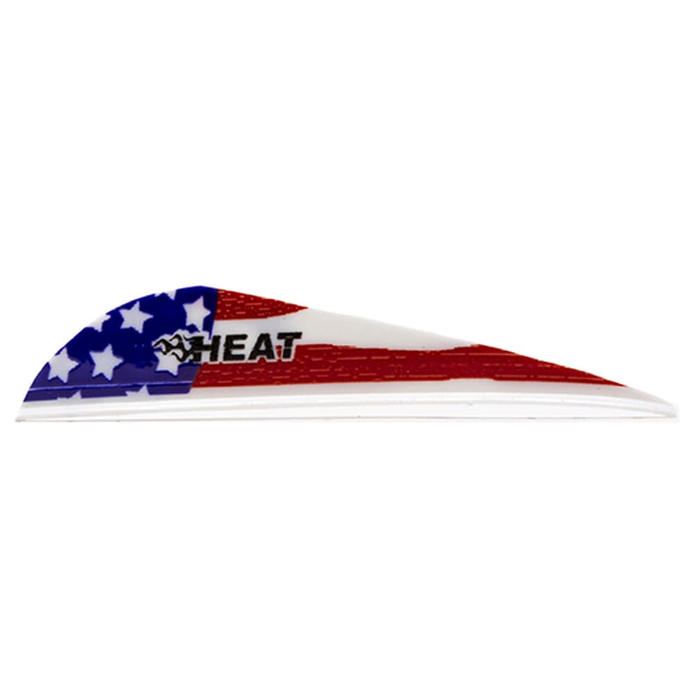 Bohning Heat Vane 2.5&quot; American Flag 1000pk 101038AF25