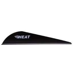 Bohning Heat Vane 2.5" Black 100pk 101037BK25