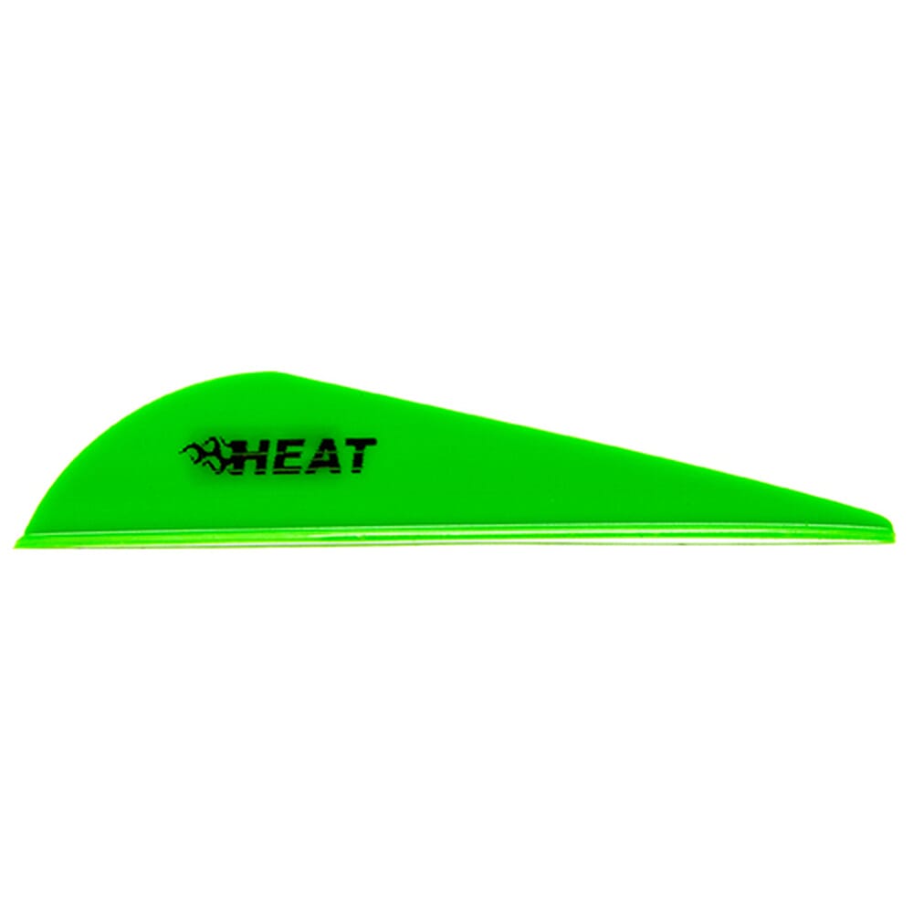 Bohning Heat Vane 2.5" Neon Green 1000pk 101038NG25