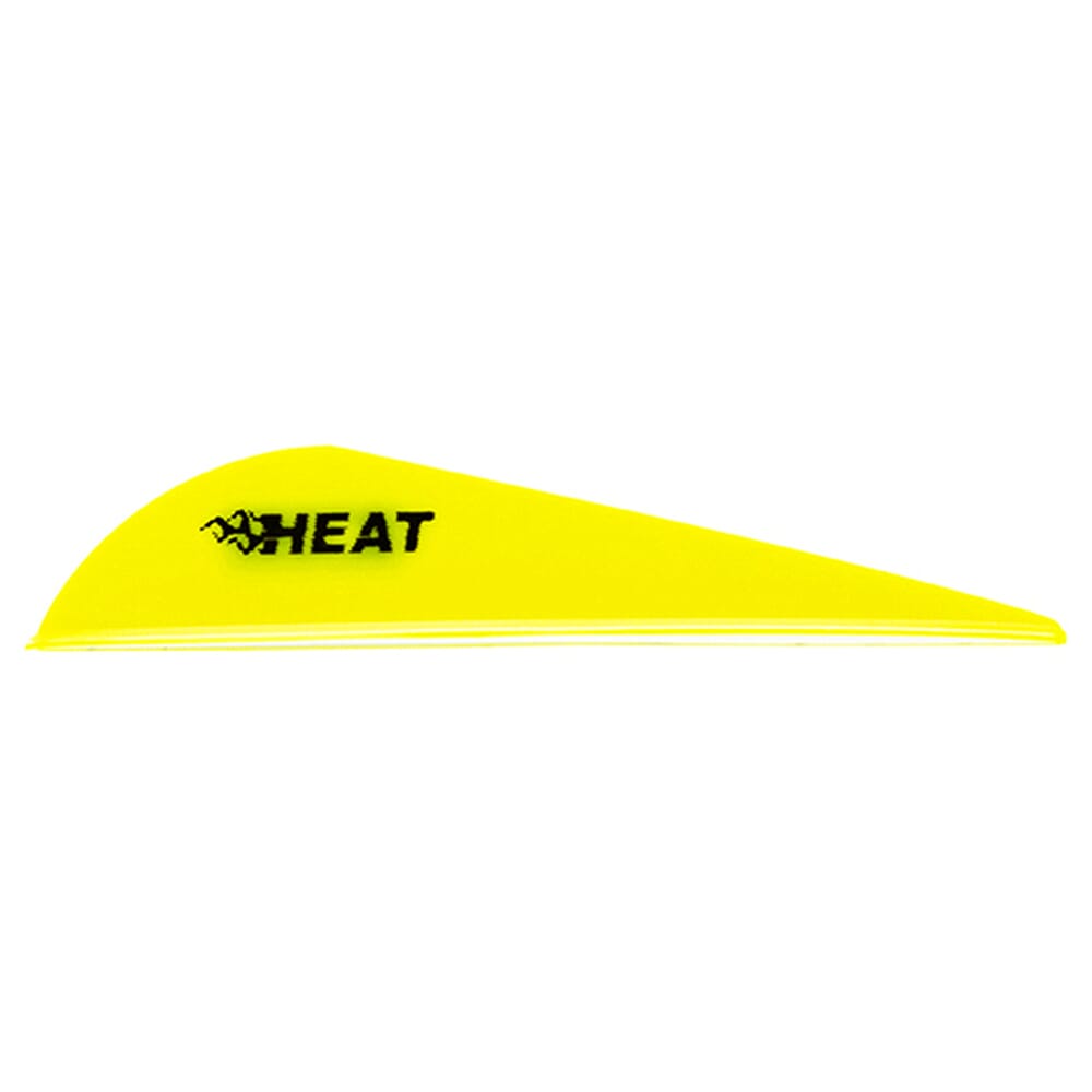 Bohning Heat Vane 2.5" Neon Yellow 100pk 101037NY25
