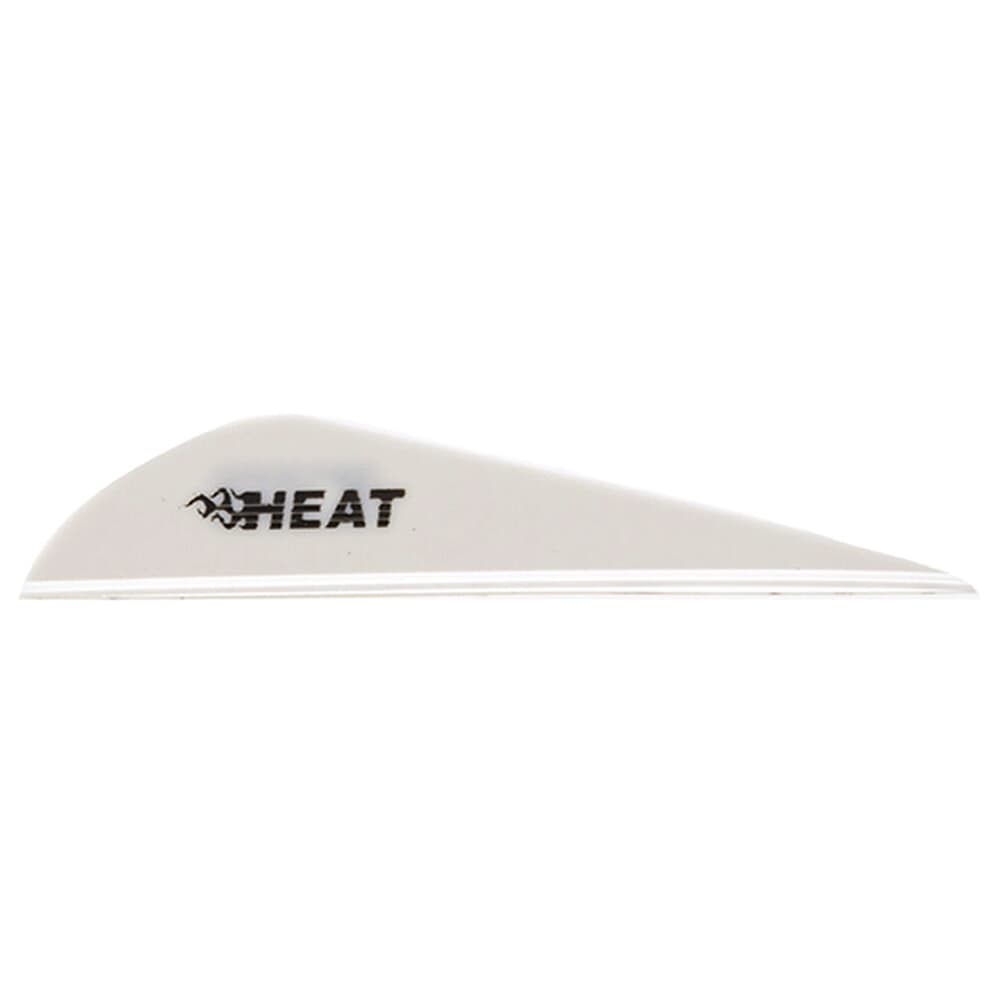 Bohning Heat Vane 2.5" White 100pk 101037WH25