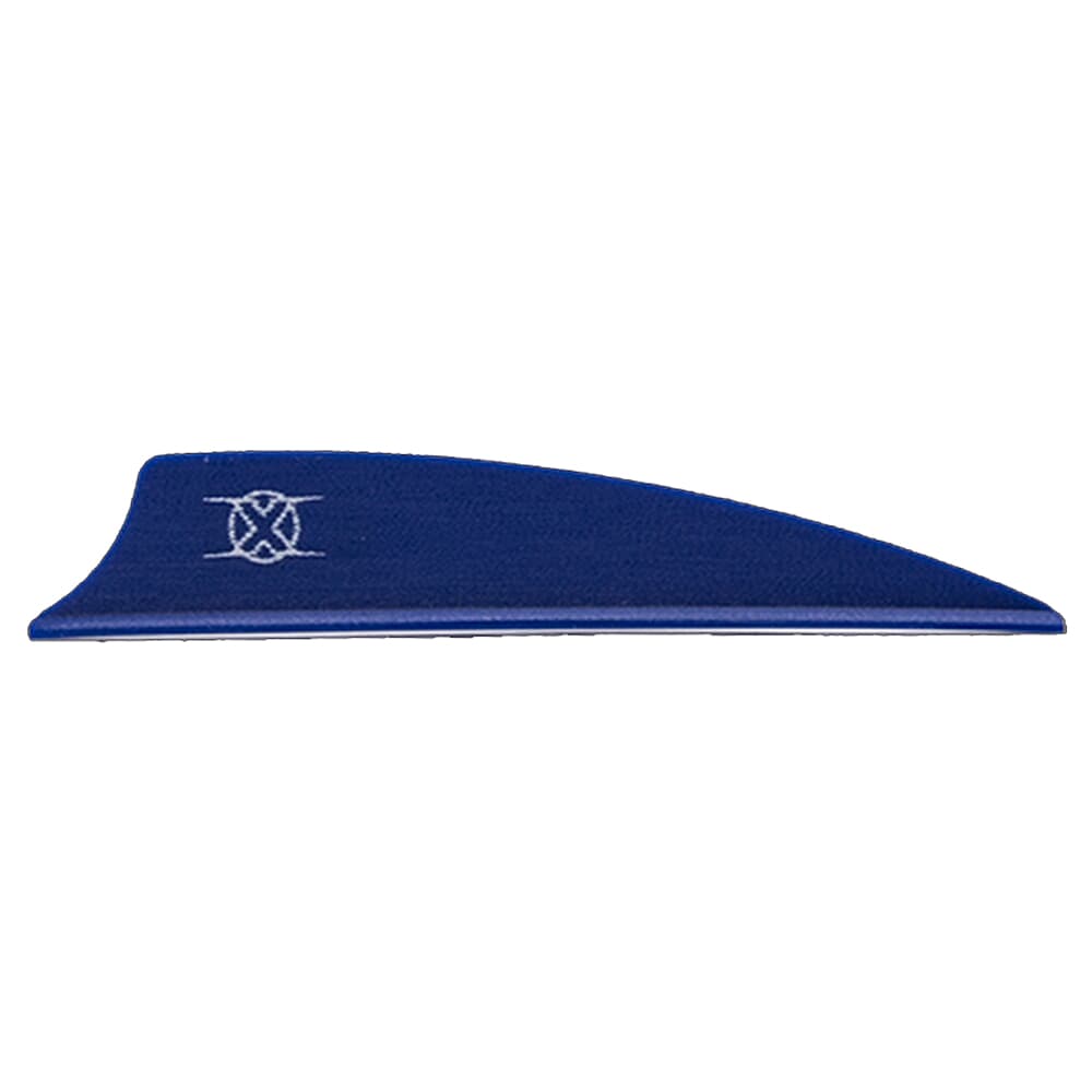 Bohning X Vane 2.25" Shield Cut Blue 100pk 10772BL225