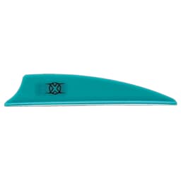 Bohning X Vane 2.25" Shield Cut Teal 100pk 10772TL225