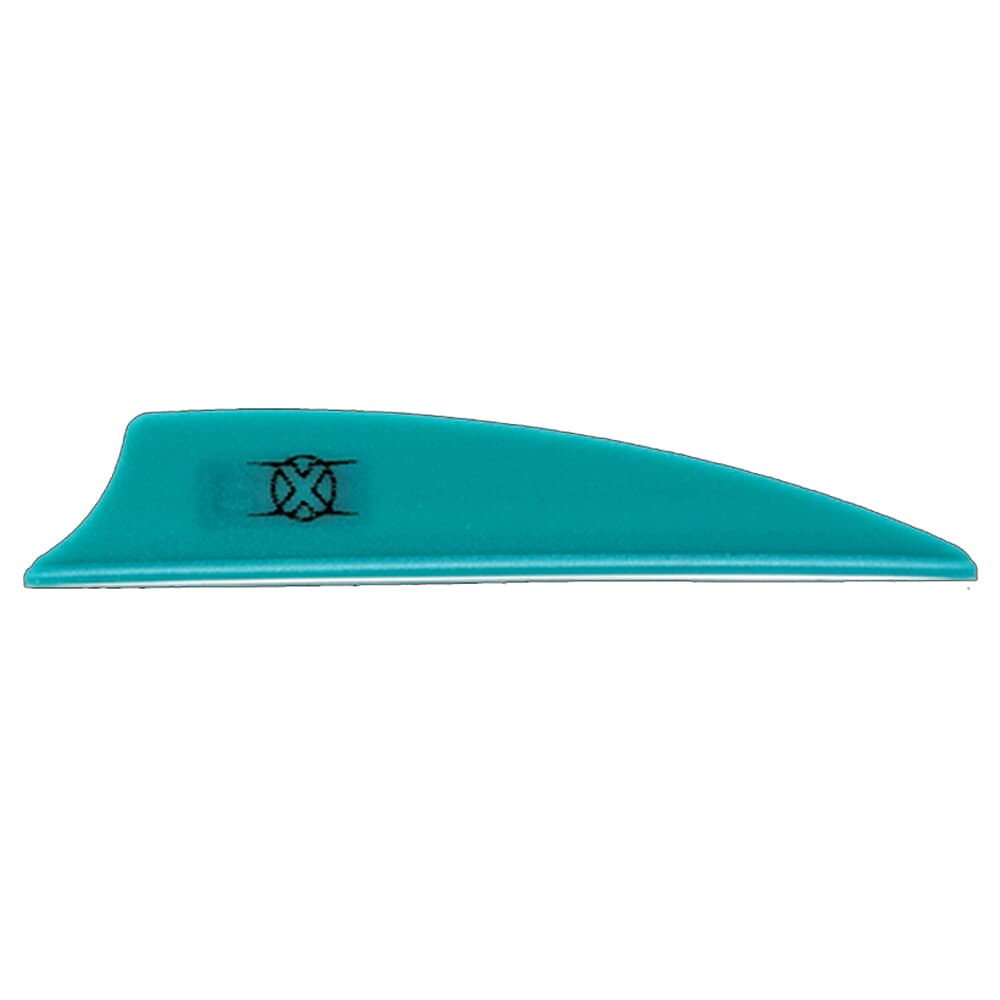 Bohning X Vane 2.25&quot; Shield Cut Teal 1000pk 10773TL225