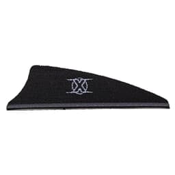 Bohning X Vane 1.5" Shield Cut Black 100pk 10772BK15
