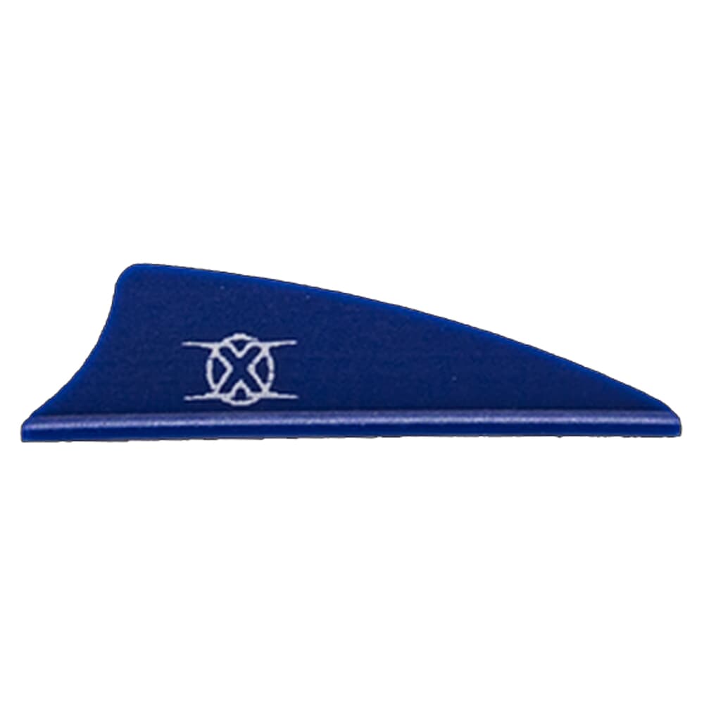 Bohning X Vane 1.5&quot; Shield Cut Blue 100pk 10772BL15