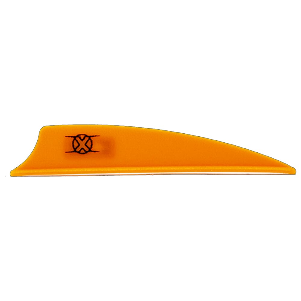 Bohning X Vane 2.25" Shield Cut Neon Orange 100pk 10772NO225