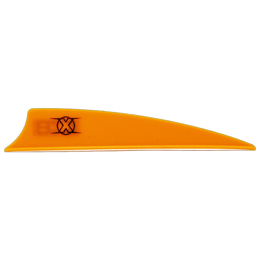 Bohning X Vane 3" Shield Cut Neon Orange 100pk 10772NO3S