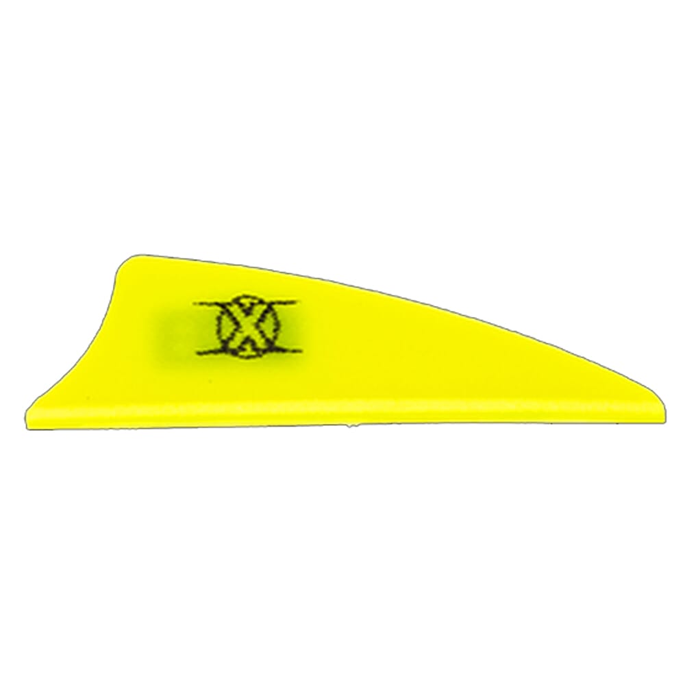 Bohning X Vane 1.5" Shield Cut Neon Yellow 1000pk 10773NY15