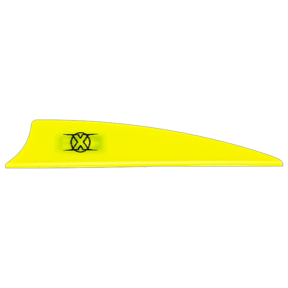 Bohning X Vane 3&quot; Shield Cut Neon Yellow 1000pk 10773NY3S