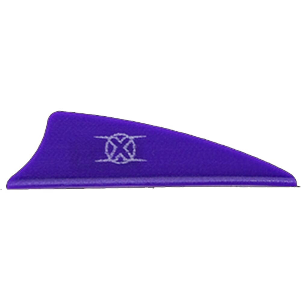 Bohning X Vane 1.5" Shield Cut Purple 100pk 10772PU15