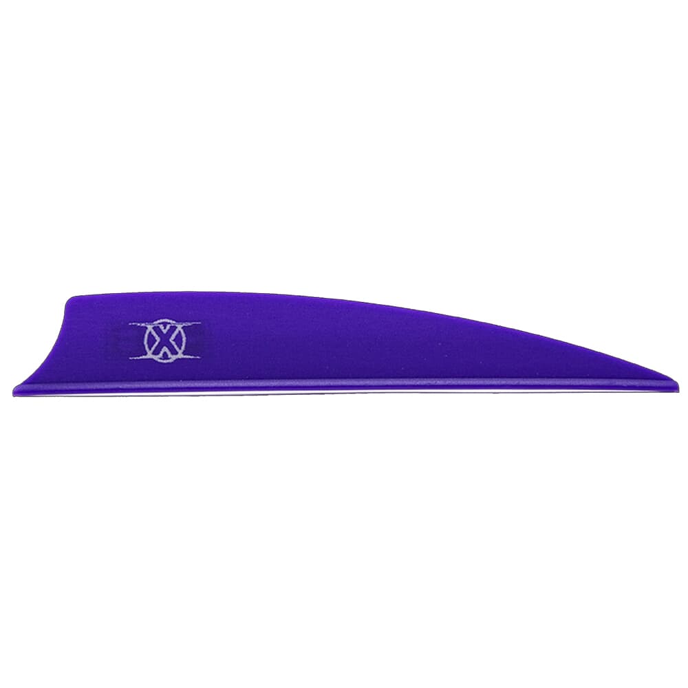 Bohning X Vane 3.5&quot; Shield Cut Purple 1000pk 10773PU35S