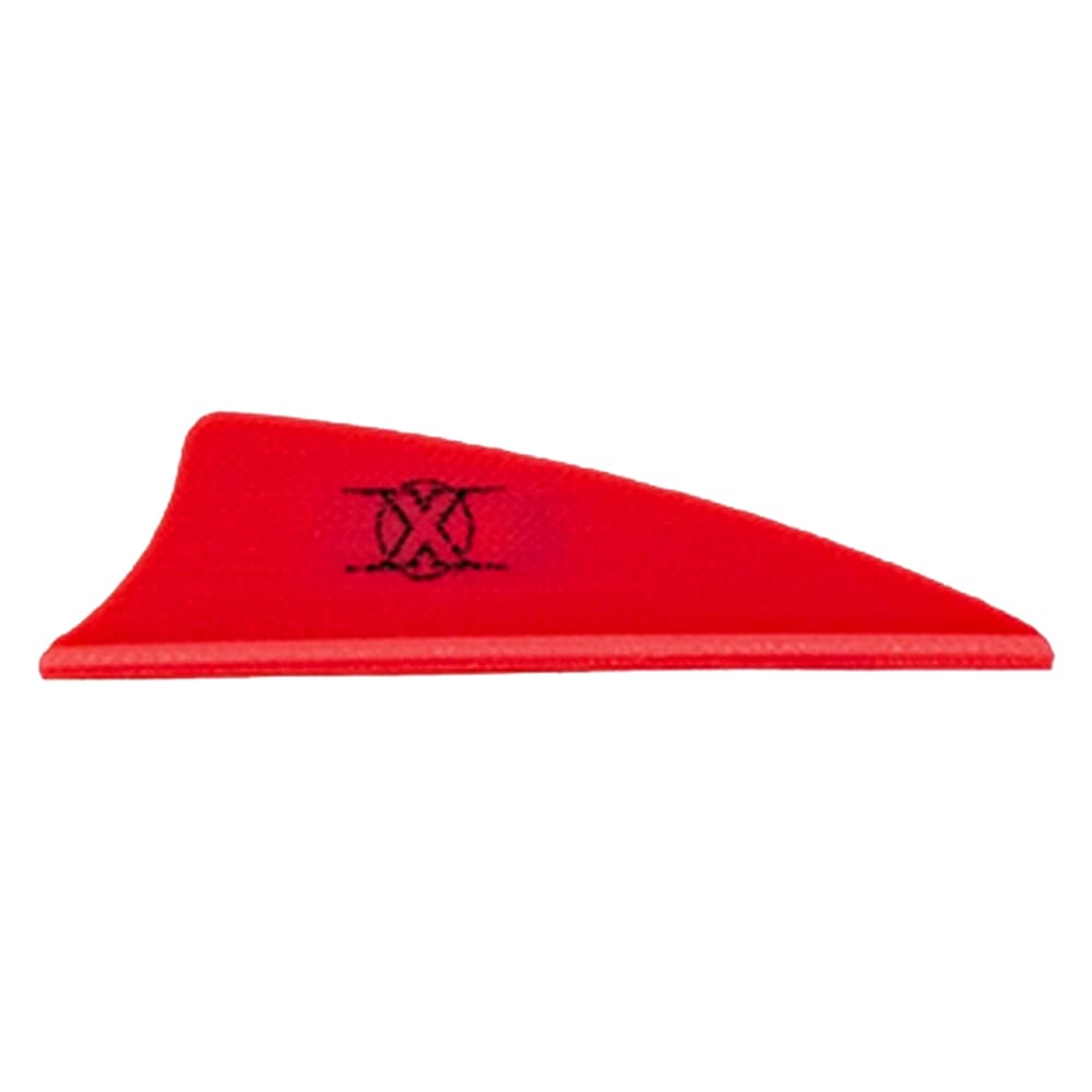 Bohning X Vane 1.5&quot; Shield Cut Red 1000pk 10773RD15