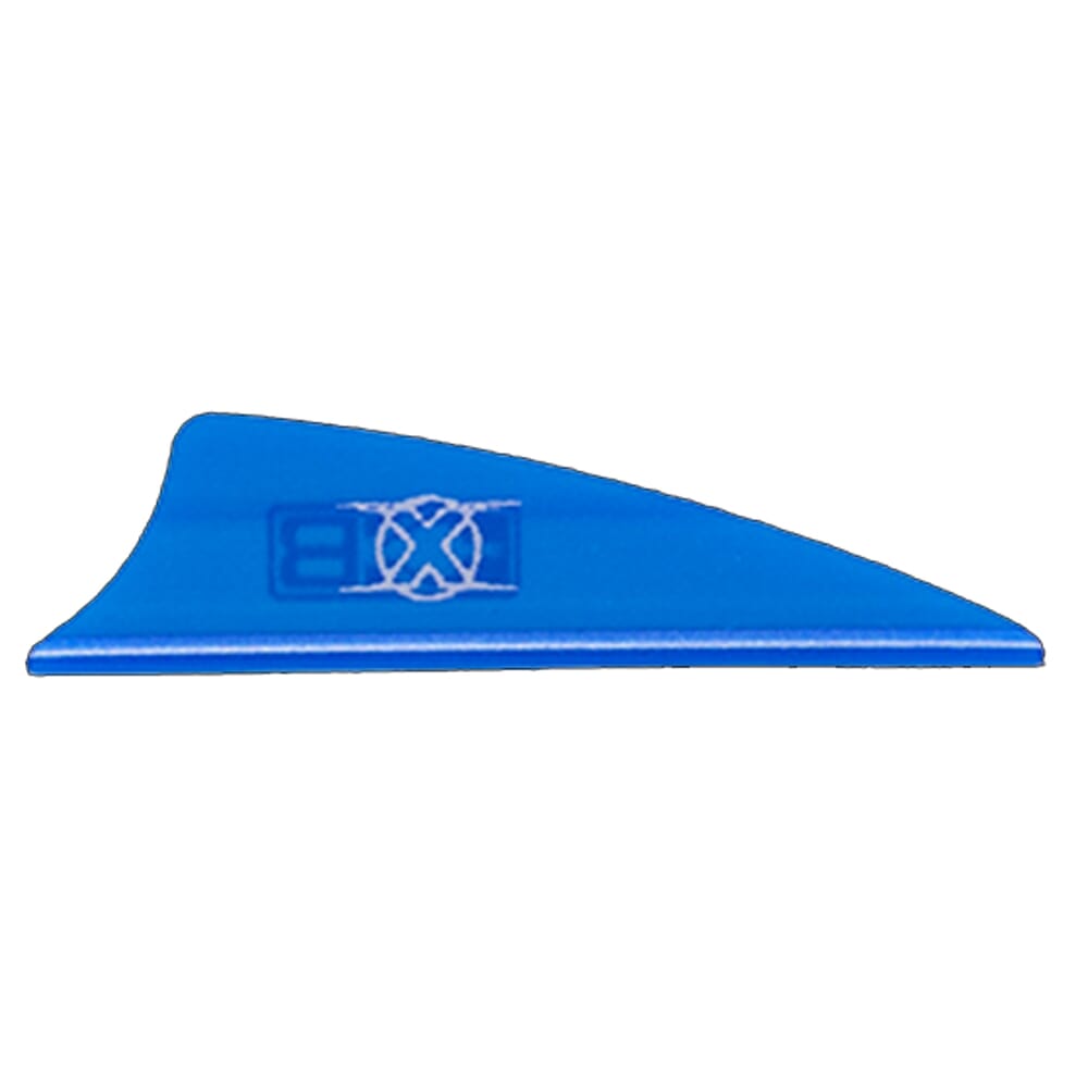 Bohning X Vane 1.5" Shield Cut Satin Blue 1000pk 10773SB15