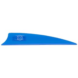 Bohning X Vane 35" Shield Cut Satin Blue 1000pk 10773SB35S