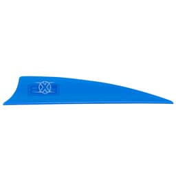Bohning X Vane 3" Shield Cut Satin Blue 100pk 10772SB3S