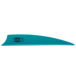 Bohning X Vane 3.5" Shield Cut Teal 1000pk 10773TL35S