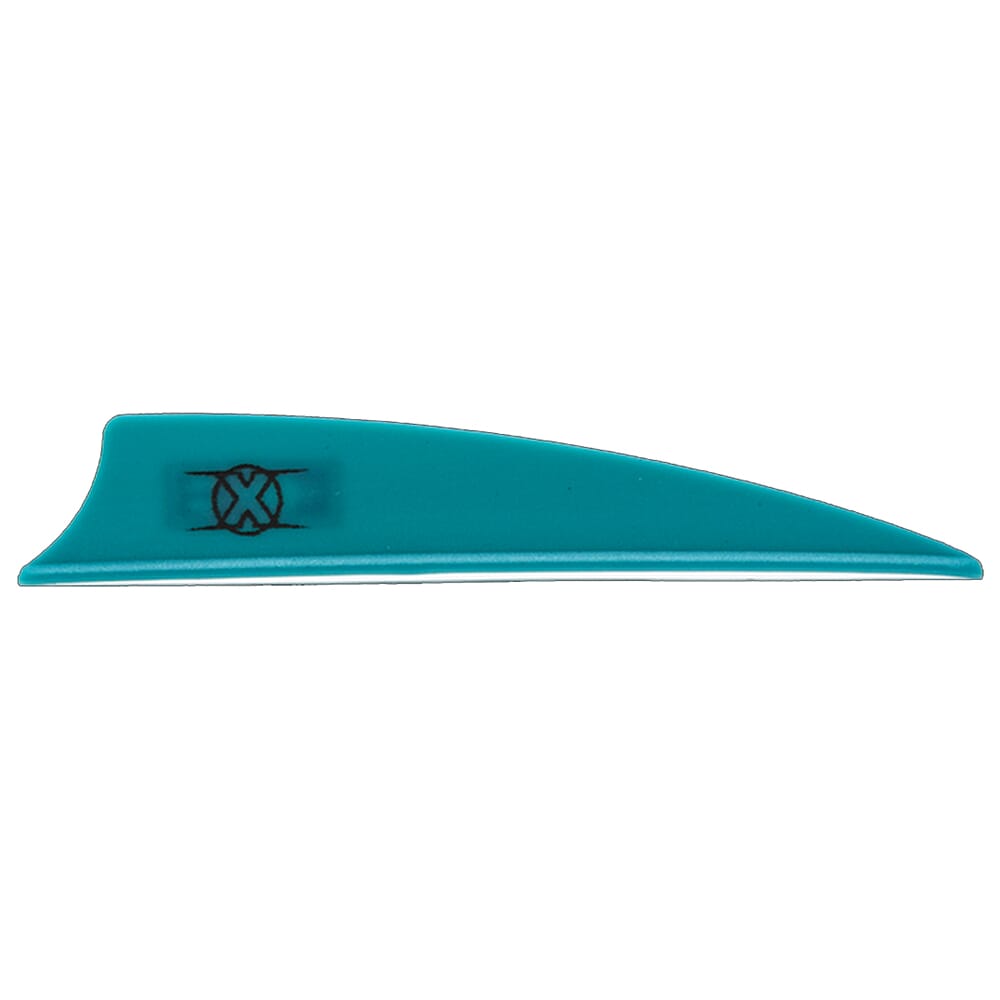 Bohning X Vane 3" Shield Cut Teal 100pk 10772TL3S