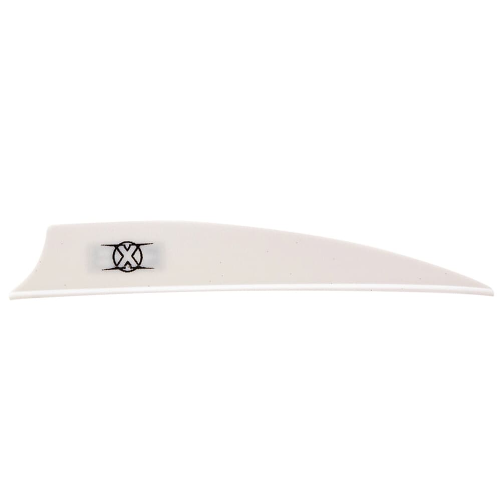 Bohning X Vane 3.5&quot; Shield Cut White 1000pk 10773WH35S