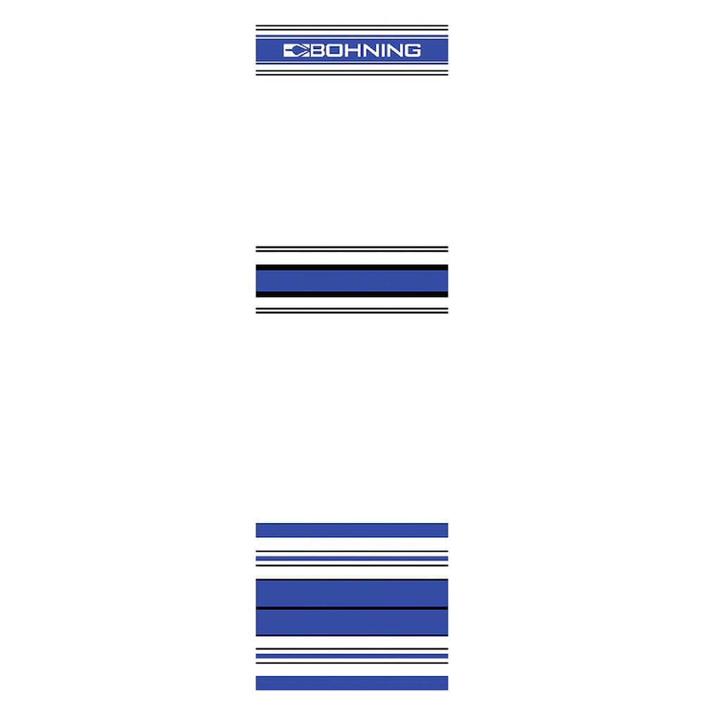 Bohning 4" Standard Crested Blue Wrap 13pk 501001CBL