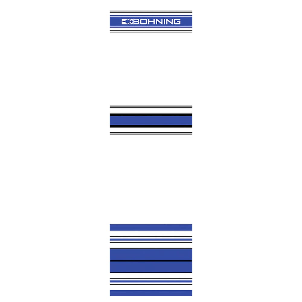Bohning 4&quot; Standard Crested Blue Wrap 13pk 501001CBL