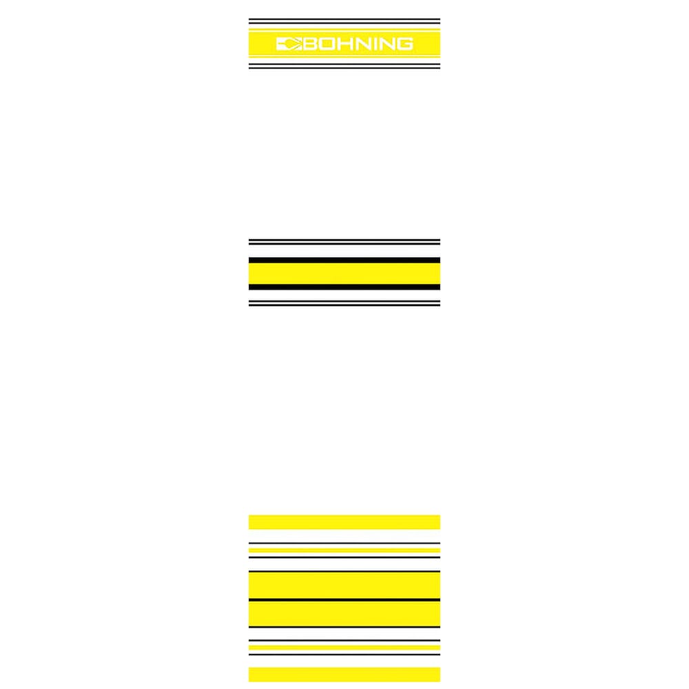 Bohning 4" Small Crested Yellow Wrap 13pk 501002CYE