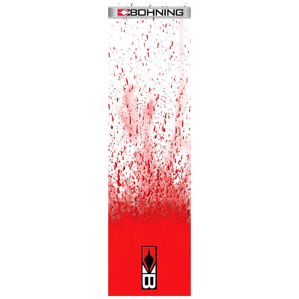 Bohning 4" Small White Blood Splatter Wrap 13pk 501002WSPT