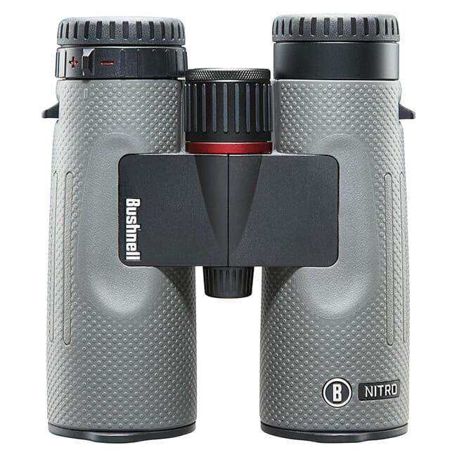 Bushnell Nitro 10x42 Gun Metal Gray Roof Prism FMC, UWD, EXO Barrier Binoculars BN1042G
