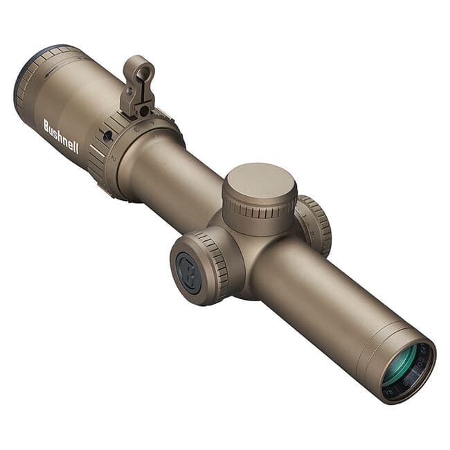 Bushnell Elite Tactical 1-6.5x24 Pro SMRS FDE Illuminated Riflescope w/ Throw Lever ET71624P