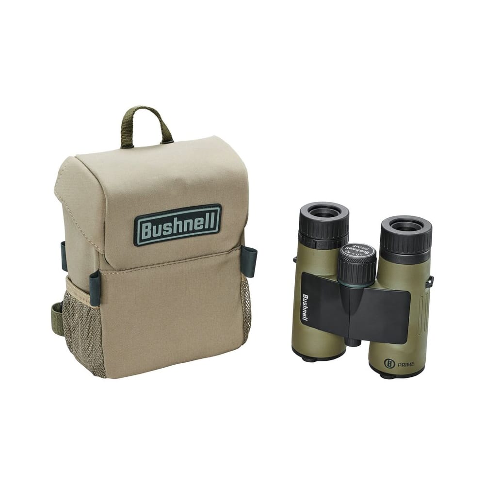 Bushnell Prime 10x42 Slate Green Roof FMC WP/FP Binoculars w/Vault Bino Pack BP1042VTC