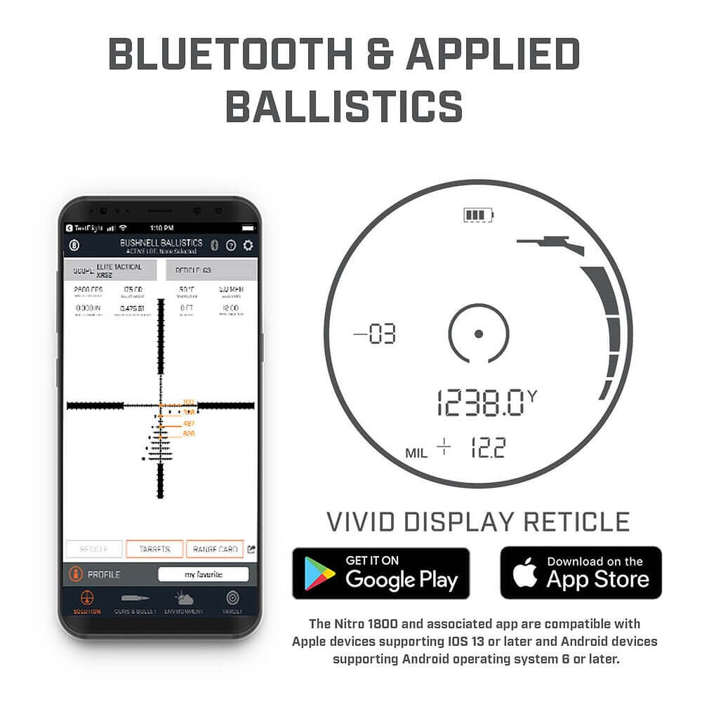 FREE Bushnell Ballistics App with Applied Ballistics Software