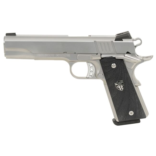 Cabot S100 Government 45 ACP Stainless G-10 Scallop Grips Cabot-S100Government