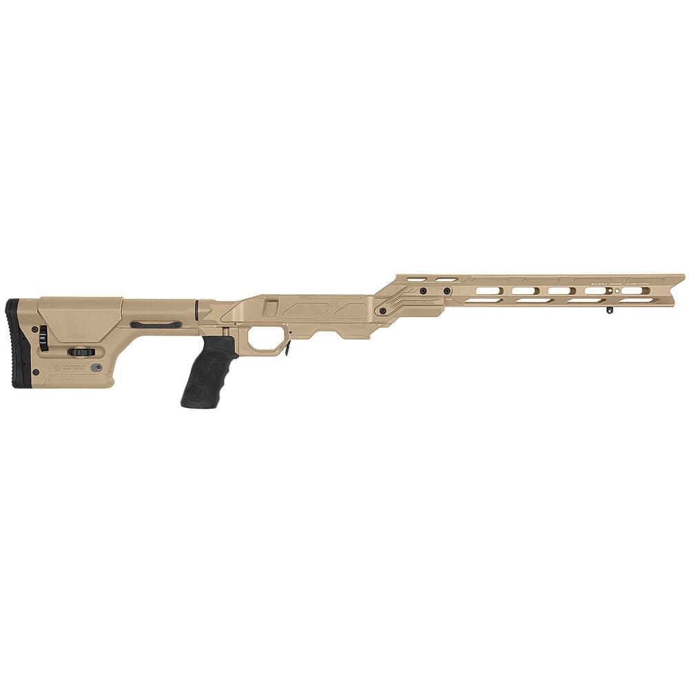 Cadex Defense Field OT Tan Chassis for Remington 700 Short Action DSSF 3.055&quot; Mag. STKFOT-REM-RH-SA-TAN