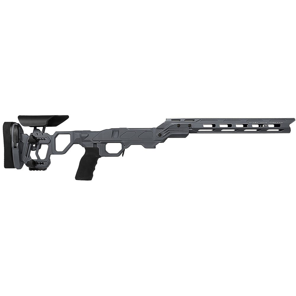 Cadex Field Competition M-LOK (for Remington 700) Short Action, Skeleton Fixed Buttstock, No Top Rail, Sniper Grey STKFCP-REM-RH-SA-B-NA-B-GRY
