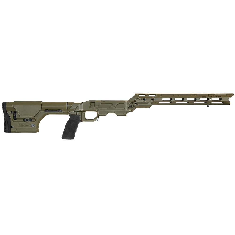 Cadex Defense Field OT OD Green Chassis for Remington 700 Short Action DSSF 3.055&quot; Mag. STKFOT-REM-RH-SA-ODG