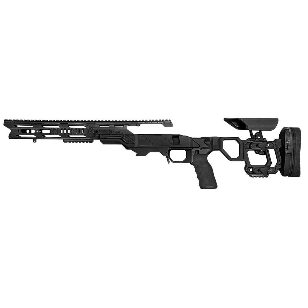 Cadex Defense Field Tactical Black Rem 700 SA LH Skeleton Fixed 20 MOA for DSSF 3.055" Chassis STKFT-REM-LH-SA-B-20-B-BLK