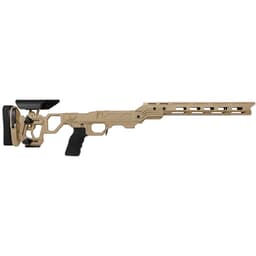 Cadex Defense Field Competition M-LOK Tan Tikka-T3 SA for Tikka CTR Mag Skeleton Fixed Chassis STKFCP-CTR-RH-SA-B-NA-A-TAN