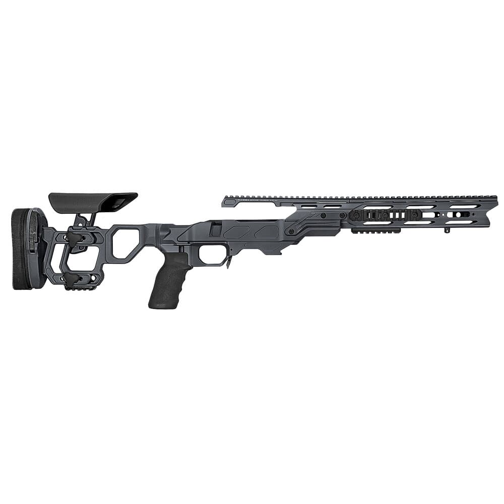 Cadex Defense Field Tactical Sniper Grey Rem 700 SA Skeleton Fixed 20 MOA for DSSF 3.055&quot; Chassis STKFT-REM-RH-SA-B-20-B-GRY
