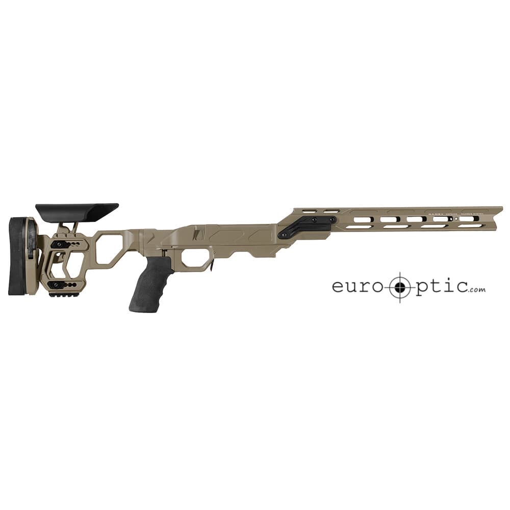 Cadex Defense Field Competition M-LOK (for Remington 700) LA Skeleton Fixed for SSSF 3.850&quot; Tan STKFCP-REM-RH-LA-B-NA-E-TAN