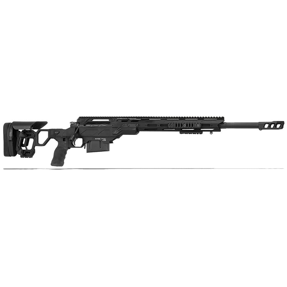 Cadex Defense Guardian Tac Black 6 Creedmoor 24" 20 MOA Skeleton Rifle CDX30-TAC-6CM-24-B-MB-BLK