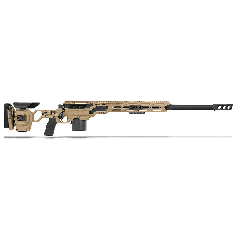 Cadex Defense CDX-33 LITE .338 Lapua Mag 27 1:9.5 Bbl Skeleton Stock  Hybrid OD Green/Black Rifle w/MX1 Muzzle Brake  CDX33-TAC-338-27-BS30-D2D3N-HOD For Sale! 