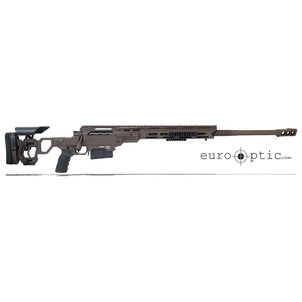 Cadex Defense CDX-33 LITE .338 Lapua Mag 27&quot; 1:9.5&quot; Bbl Skele-Stock Hybrid Gry/Blk Rifle w/MX1 MB CDX33-TAC-338-27-BS30-D2D3N-HSB