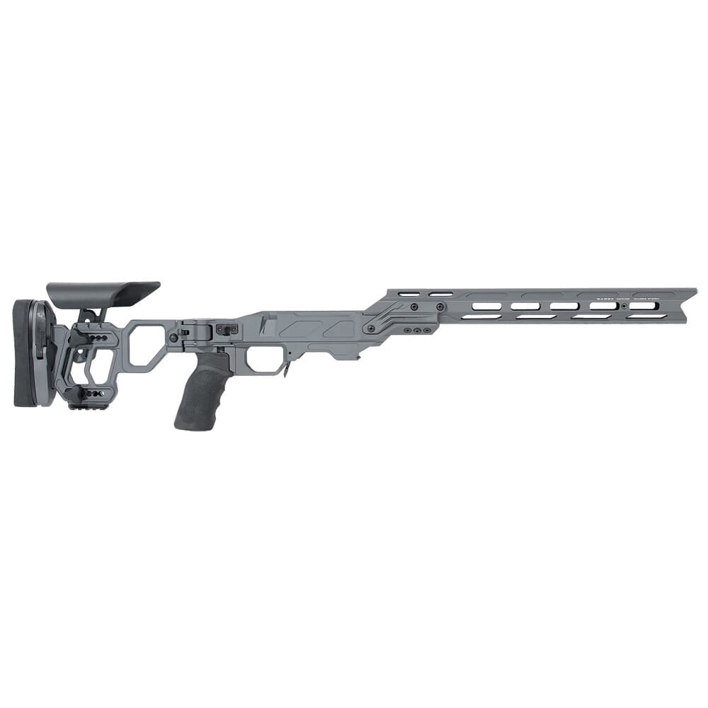 Cadex Defense Lite Competition M-LOK (for Remington 700) SA Skeleton Folding for DSSF 3.055&quot; Sniper Grey STKLCP-REM-RH-SA-B-NA-B-GRY