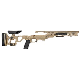 Cadex Defense Field Tactical Tan Rem 700 SA Skeleton Fixed 20 MOA for DSSF 3.055" Chassis STKFT-REM-RH-SA-B-20-B-TAN