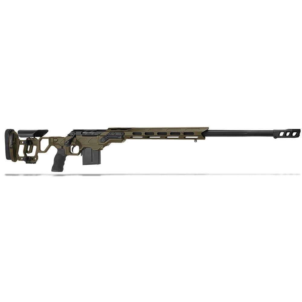 Cadex Defense CDX-R7 FCP (Field Comp) LA .338 Lapua Mag 27&quot; 1:9.5&quot; Bbl Skele-Stock Hybrid ODG/Blk Rifle w/MX1 MB CDXR7-FCP-338-27-BS30-D2D3N-HOD