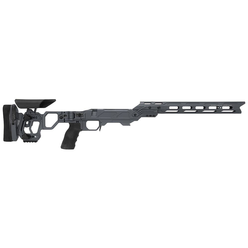 Cadex Defense Lite Competition M-LOK (for Remington 700) LA Skeleton Folding for SSSF 3.850&quot; CIP Sniper Grey STKLCP-REM-RH-LA-B-NA-E-GRY