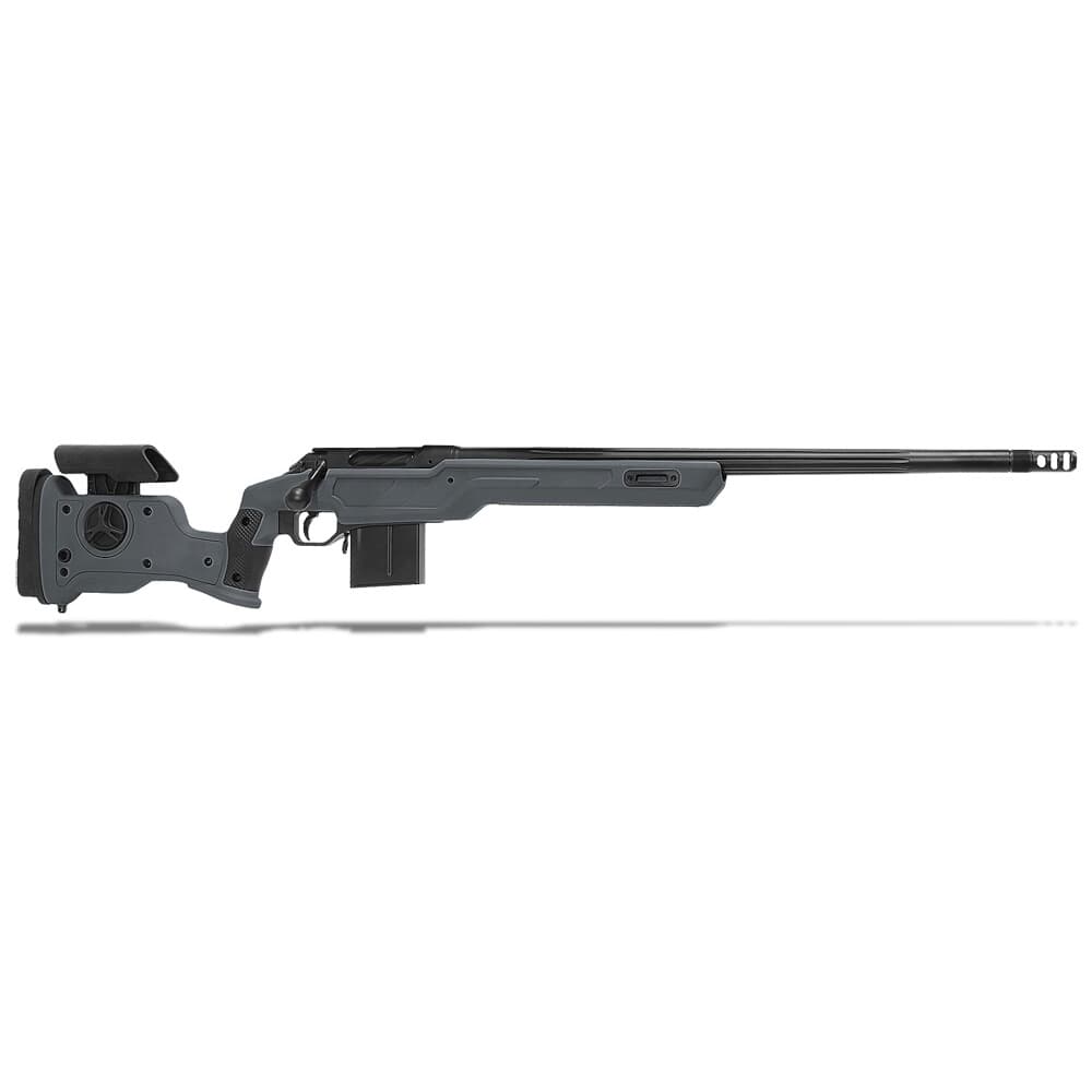 Cadex Defense CDX-R7 SHP SA 6.5 Creedmoor 24&quot; 1:8&quot; Bbl Integrated Stock Hybrid Gry/Blk Rifle w/MX2 ST MB CDXR7-SDOG-6.5-24-CI20-D1B1N-HGB