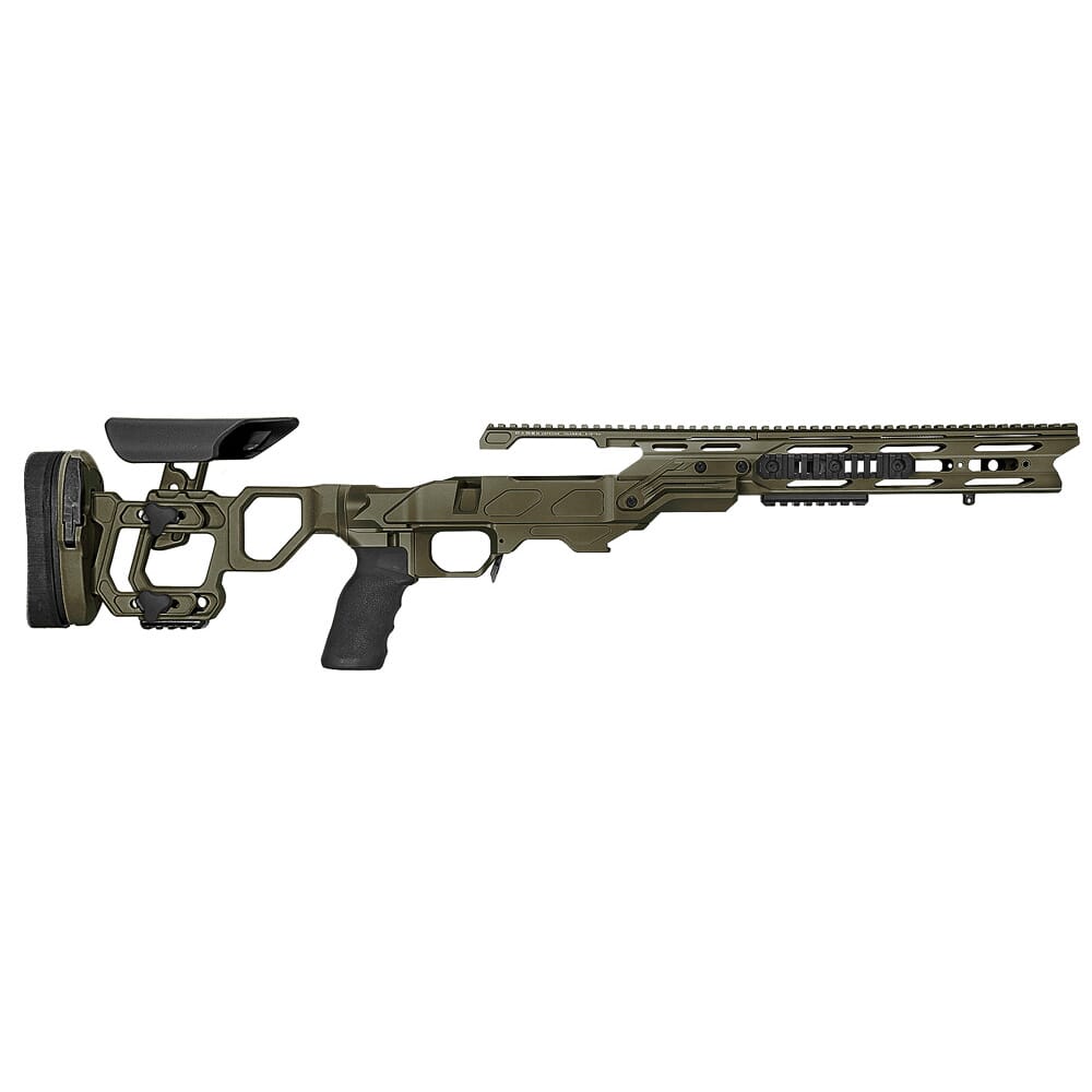 Cadex Defense Field Tactical OD Green Rem 700 SA Skeleton Fixed 20 MOA for DSSF 3.055" Chassis STKFT-REM-RH-SA-B-20-B-ODG