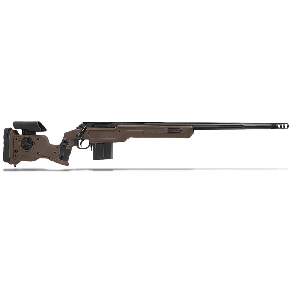Cadex Defense CDX-R7 SHP SA 6.5 Creedmoor 24&quot; 1:8&quot; Bbl Integrated Stock Hybrid SSV/Blk Rifle w/MX2 ST MB CDXR7-SDOG-6.5-24-CI20-D1B1N-HSB